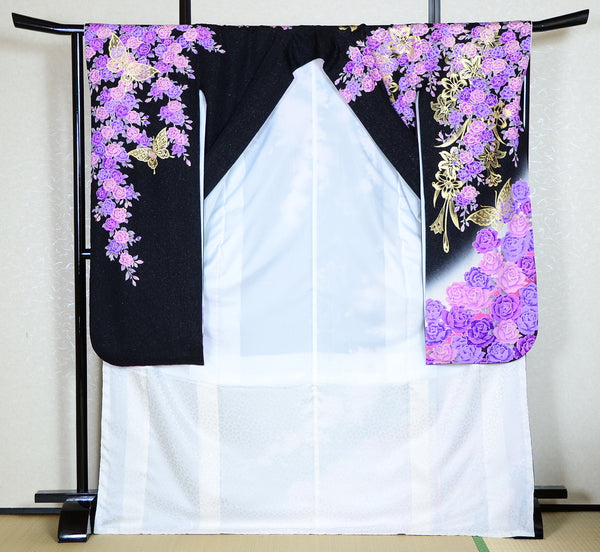 Long-sleeved kimono 6 items set / Furisode / FK#1-368