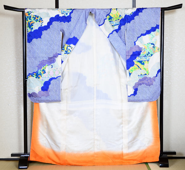 Long-sleeved kimono 6 items set / Furisode / FK#1-311