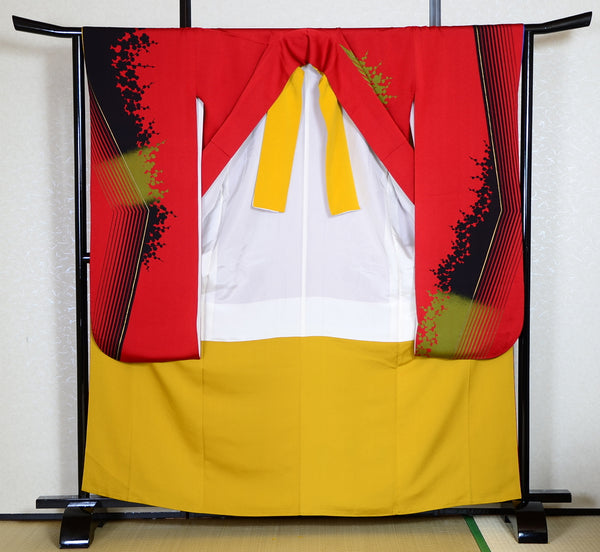 Long-sleeved kimono 6 items set / Furisode / FK#1-312