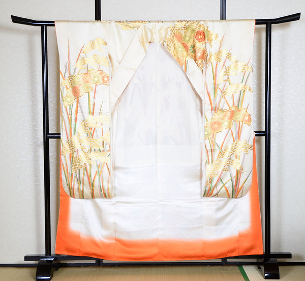 Long-sleeved kimono 6 items set / Furisode / FK#1080