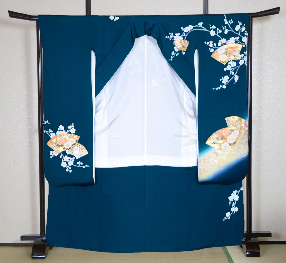 Long-sleeved kimono 6 items set / Furisode / FK#1-355