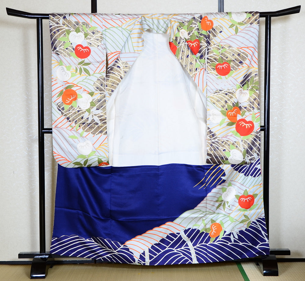 Long-sleeved kimono 6 items set / Furisode / FK#1-301