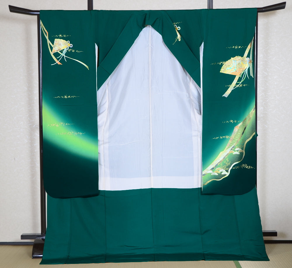 Long-sleeved kimono 6 items set / Furisode / FK#1-229