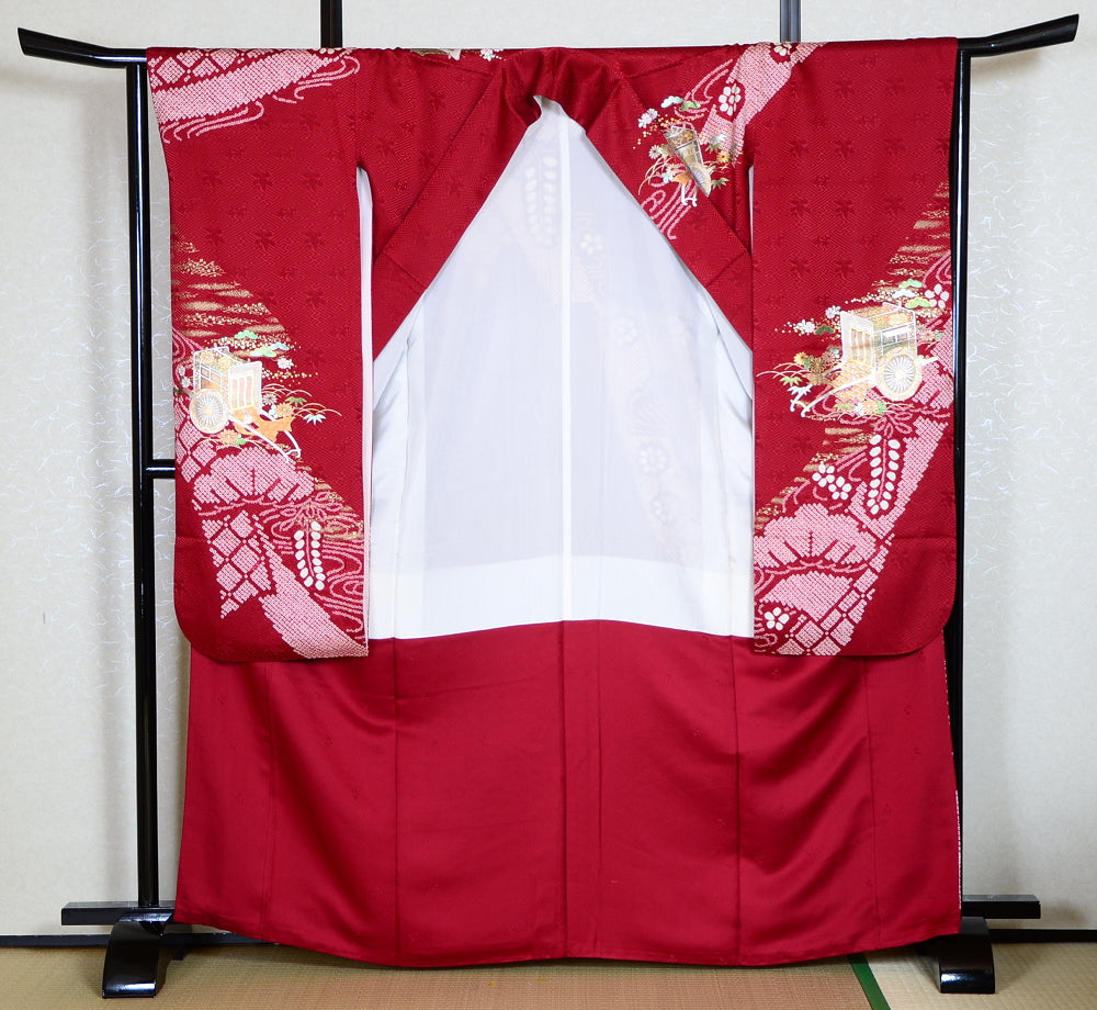 Long-sleeved kimono 6 items set / Furisode / FK#1-326