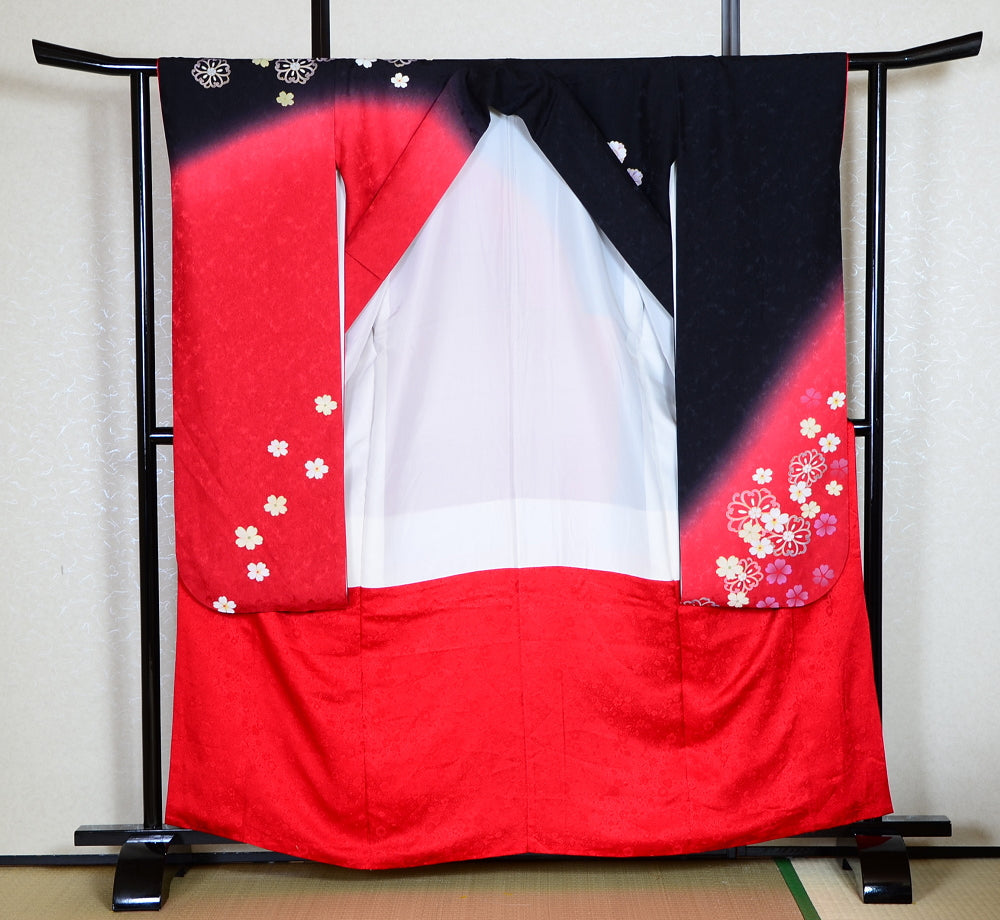 Long-sleeved kimono 6 items set / Furisode / FK#1-223