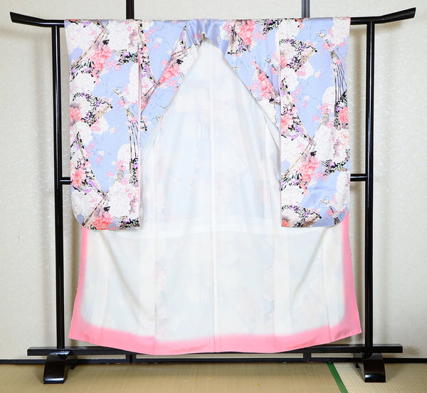 Long-sleeved kimono 6 items set / Furisode / FK#993