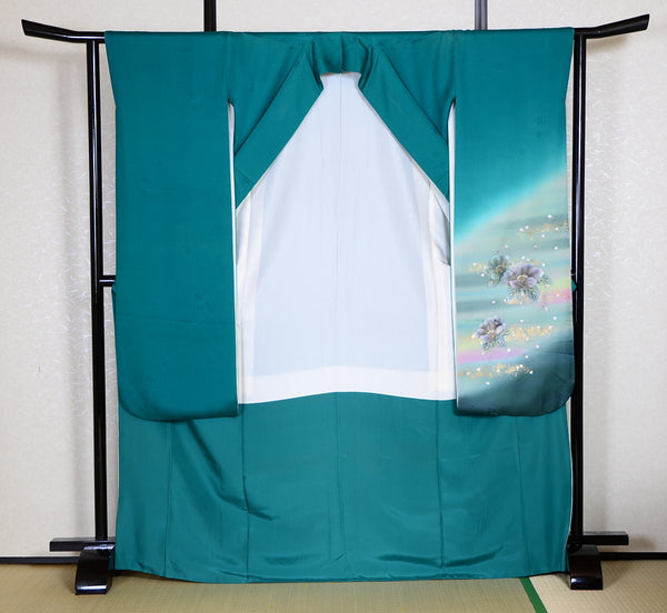 Long-sleeved kimono 6 items set / Furisode / FK#1185