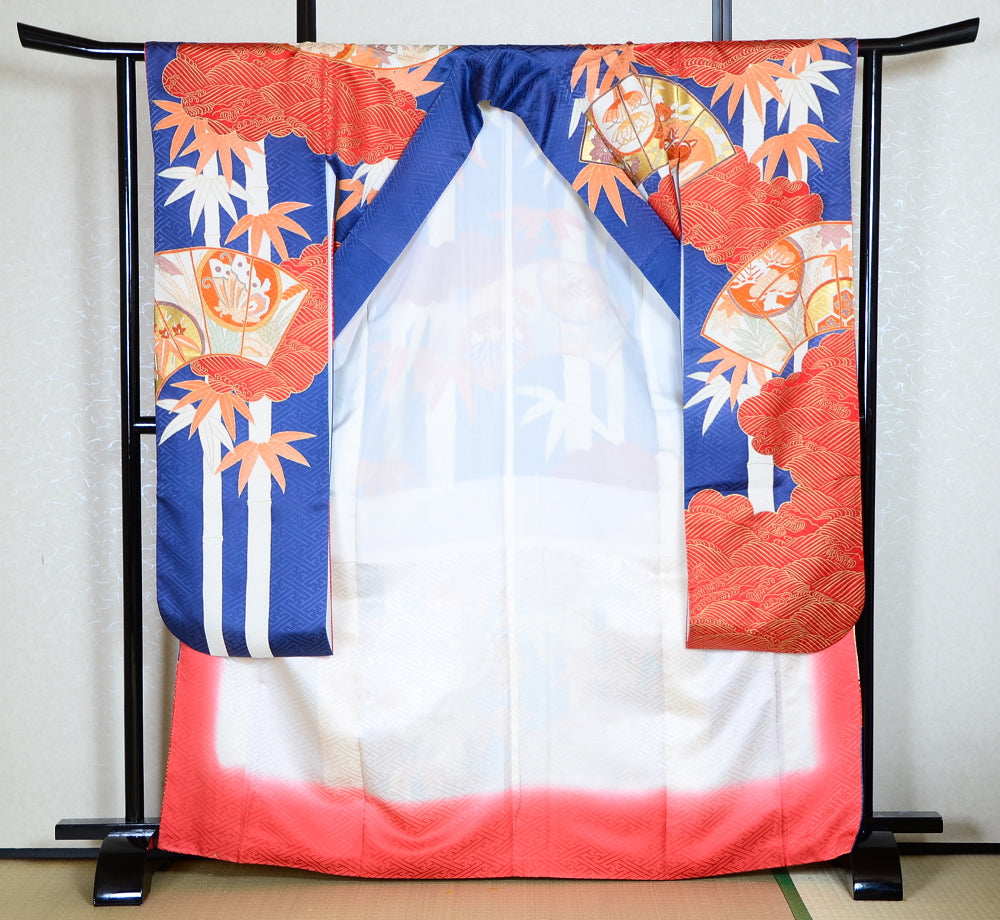 Long-sleeved kimono 6 items set / Furisode / FK#1-359