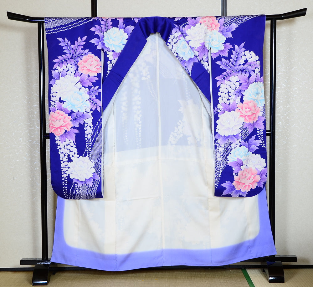 Long-sleeved kimono 6 items set / Furisode / FK#1-235