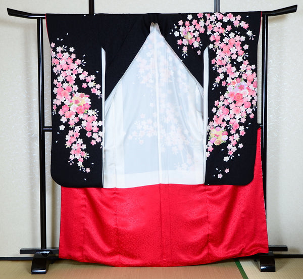 Long-sleeved kimono 6 items set / Furisode / FK#1-238