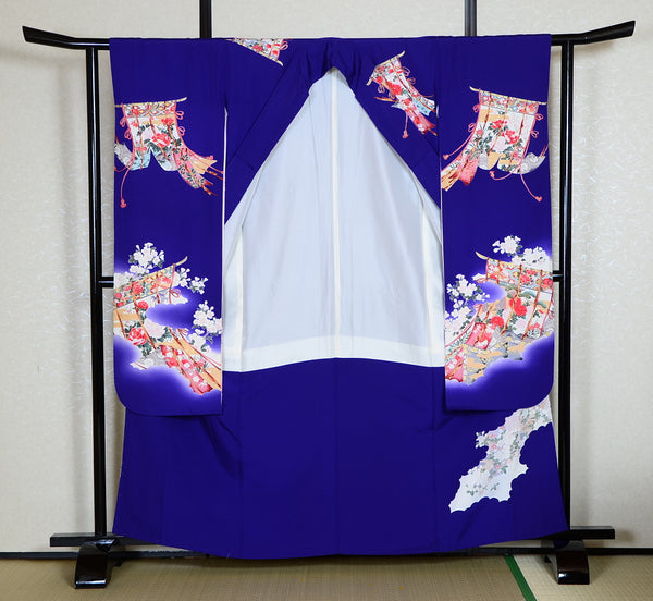 Long-sleeved kimono 6 items set / Furisode / FK#940