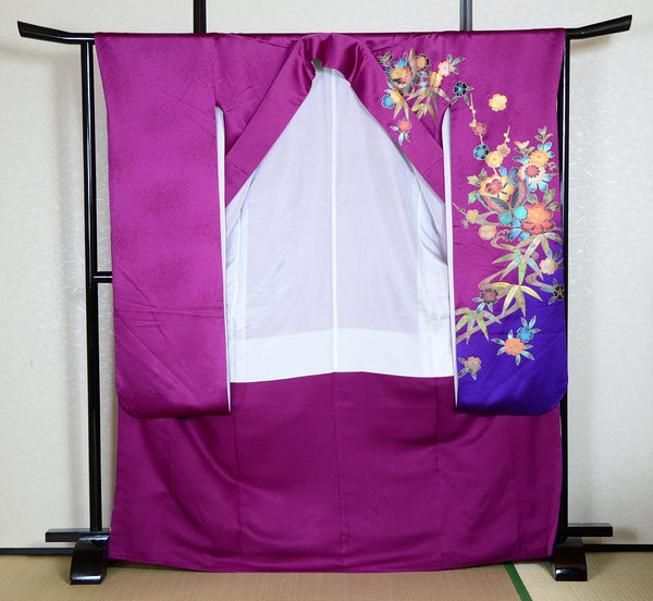 Long-sleeved kimono 6 items set / Furisode / FK#1047