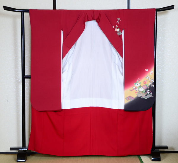 Long-sleeved kimono 6 items set / Furisode / FK#1-363