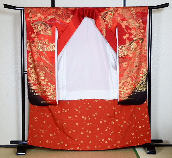 Long-sleeved kimono 6 items set / Furisode / FK#1-365