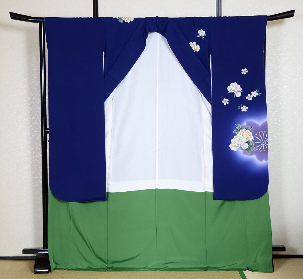 Long-sleeved kimono 6 items set / Furisode / FK#1186