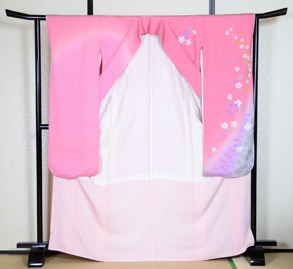Long-sleeved kimono 6 items set / Furisode / FK#1-367