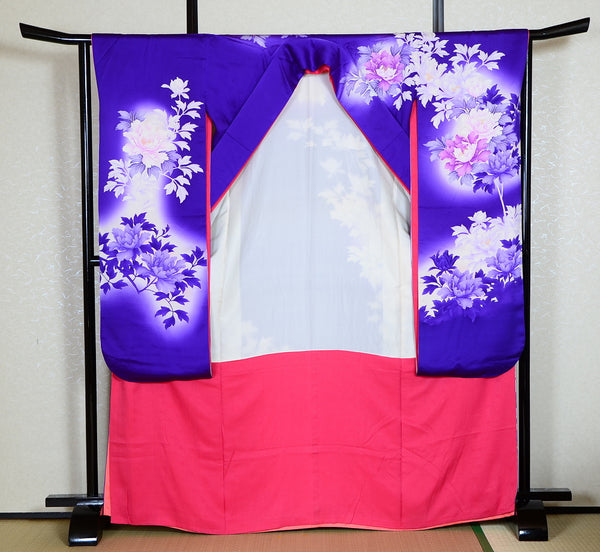 Long-sleeved kimono 6 items set / Furisode / FK#1-230