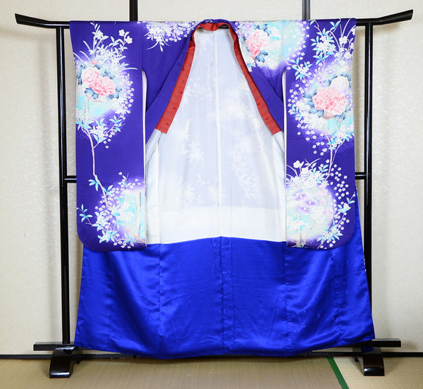 Long-sleeved kimono 6 items set / Furisode / FK#1040