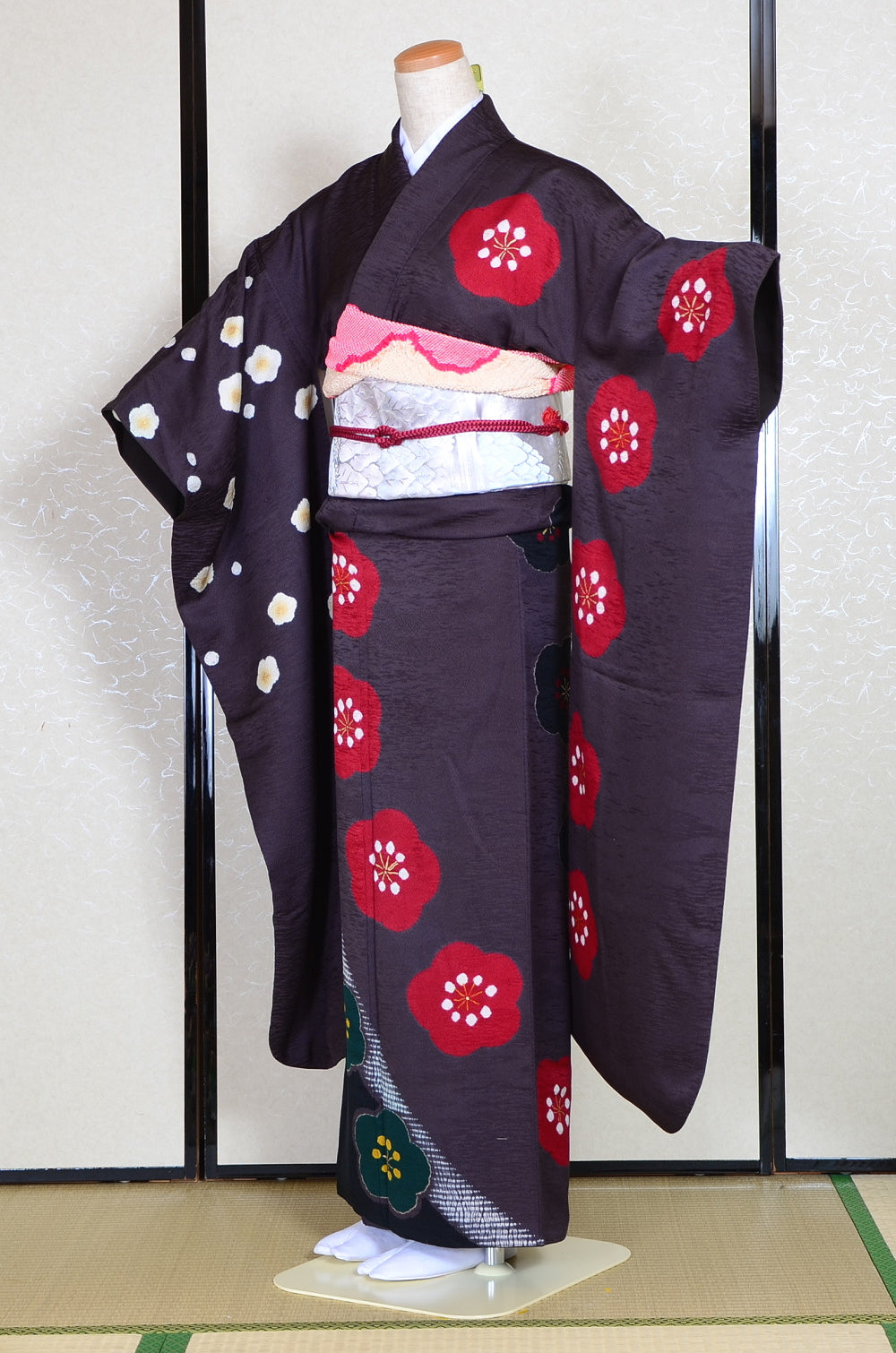 Long-sleeved kimono 6 items set / Furisode / FK#1-305