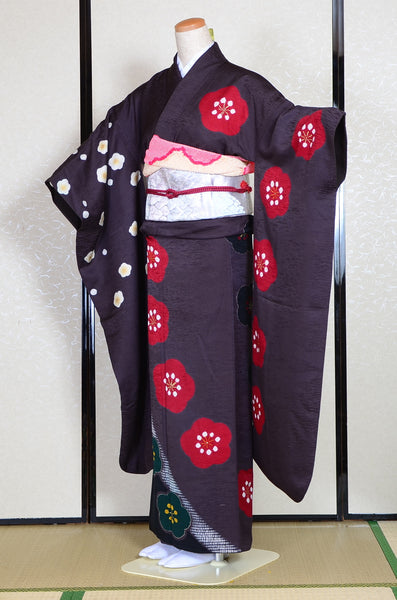 Long-sleeved kimono 6 items set / Furisode / FK#1-305