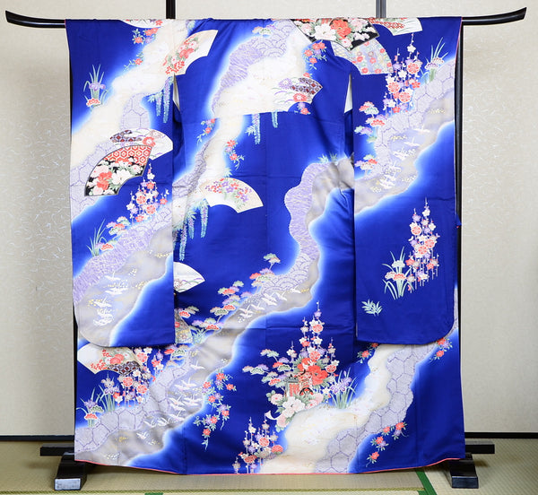 Long-sleeved kimono 6 items set / Furisode / FK#571