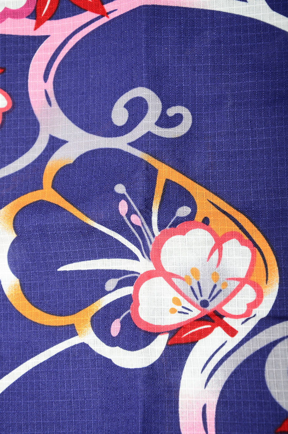 Yukata for indoor use / sakura :EM004-Indigo