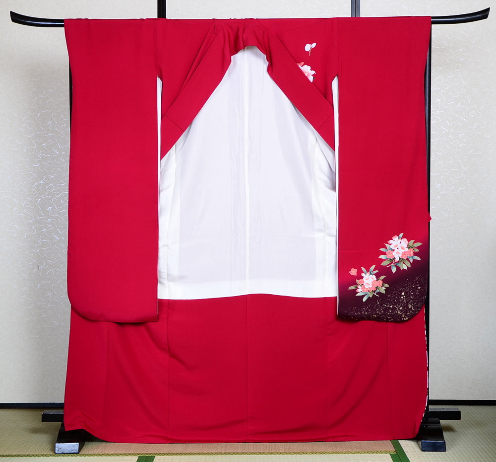 Long-sleeved kimono 6 items set / Furisode / FK#572