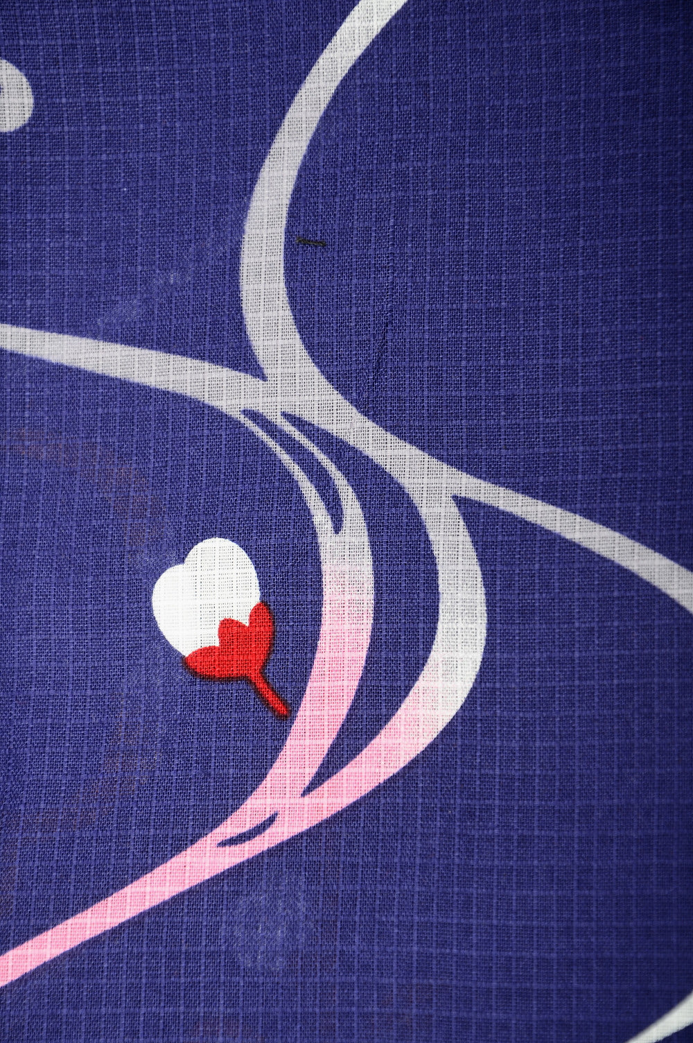 Yukata for indoor use / sakura :EM004-Indigo