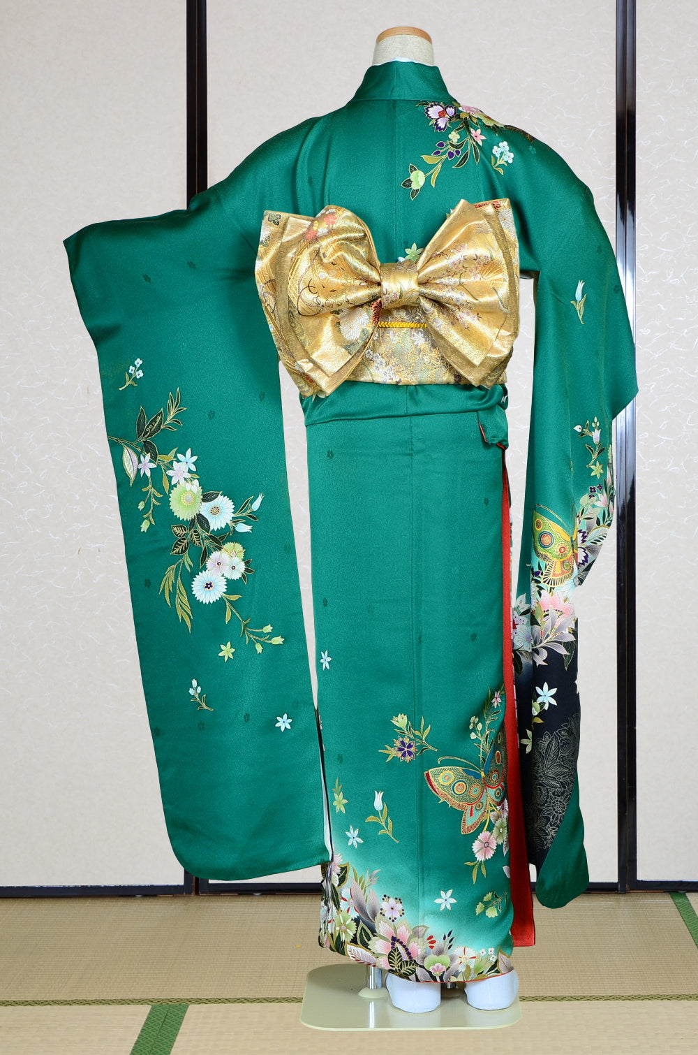 Long-sleeved kimono 6 items set / Furisode / FK#1-310