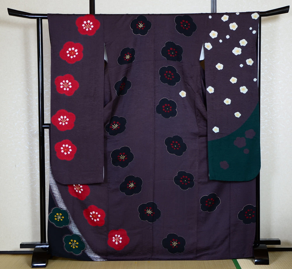 Long-sleeved kimono 6 items set / Furisode / FK#1-305