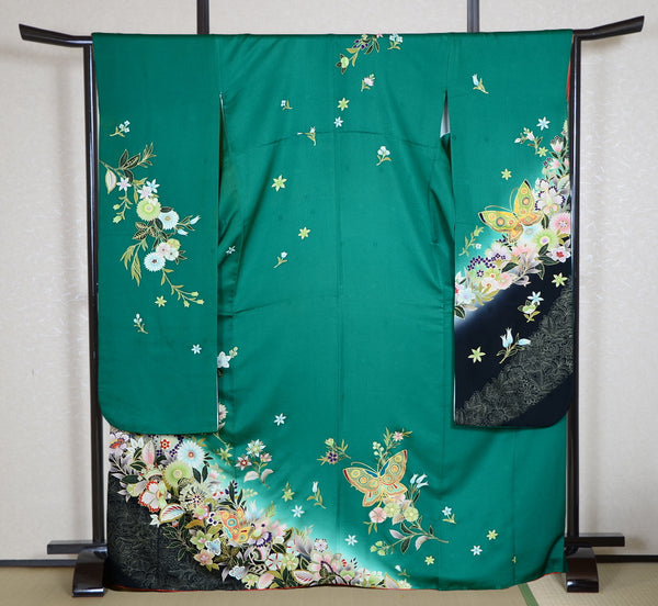 Long-sleeved kimono 6 items set / Furisode / FK#1-310