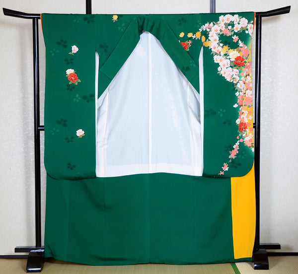 Long-sleeved kimono 6 items set / Furisode / FK#1-303