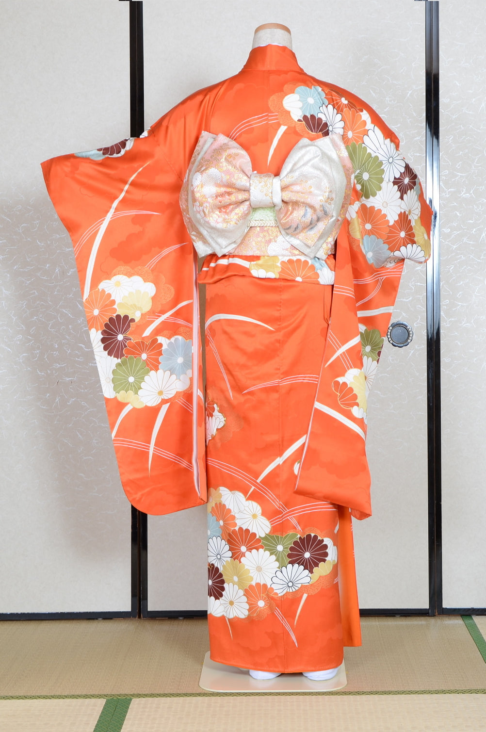 Long-sleeved kimono 6 items set / Furisode / FK#1-557
