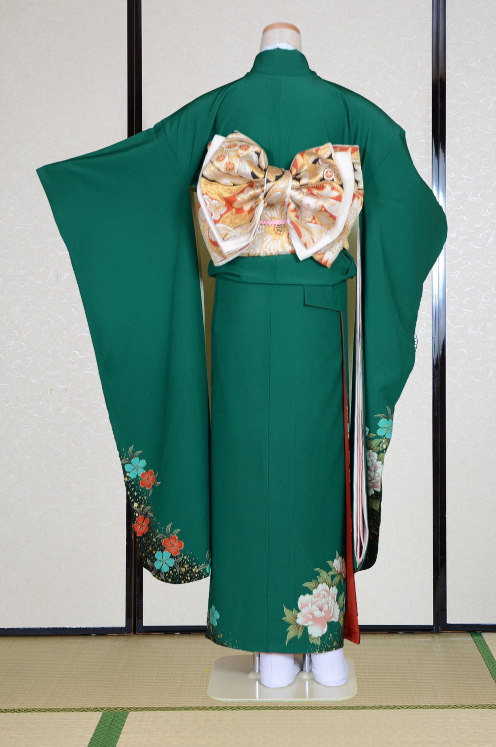 Long-sleeved kimono 6 items set / Furisode / FK#1-550
