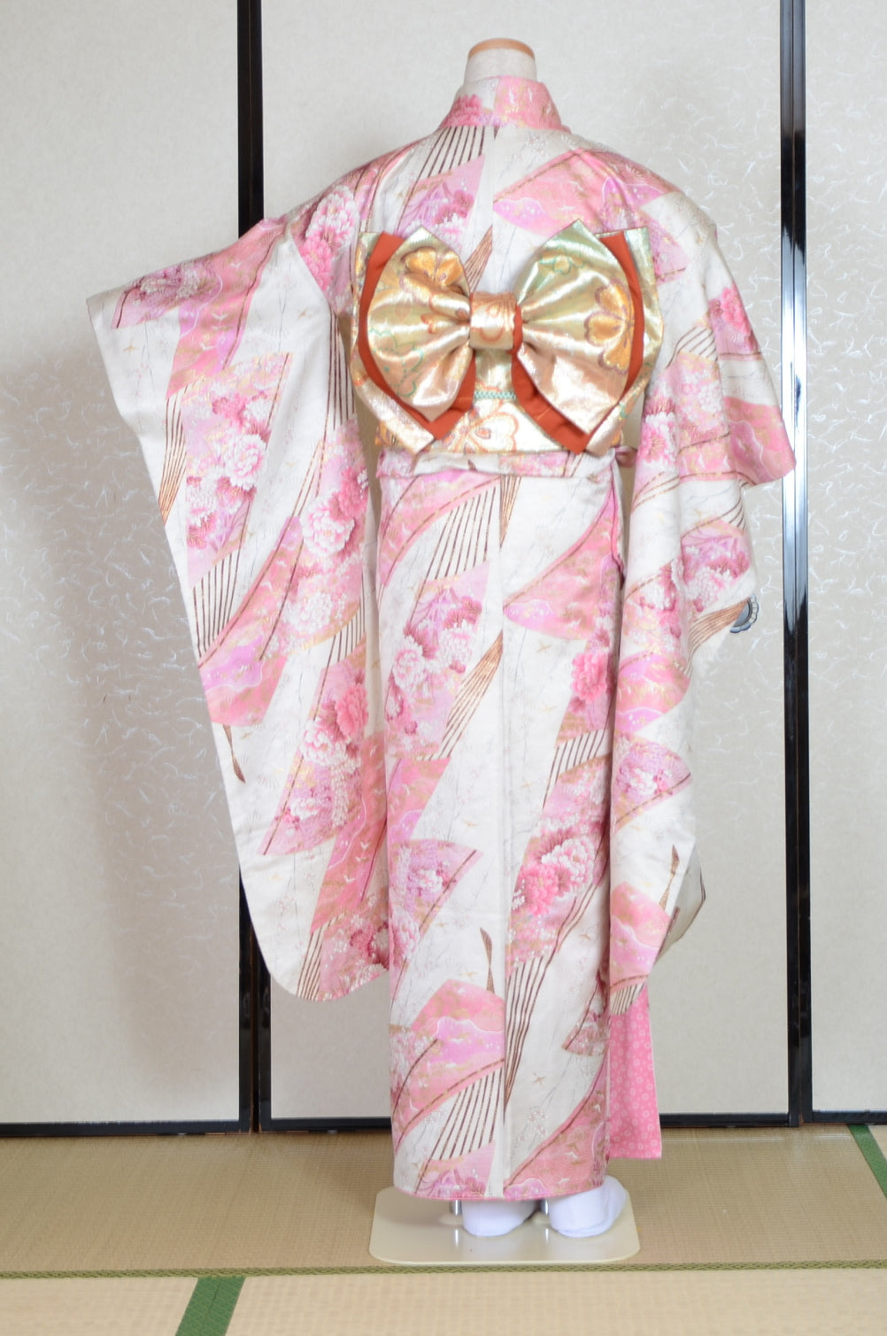 Long-sleeved kimono 6 items set / Furisode / FK#1-567