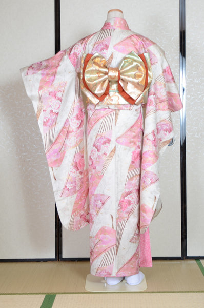 Long-sleeved kimono 6 items set / Furisode / FK#1-567