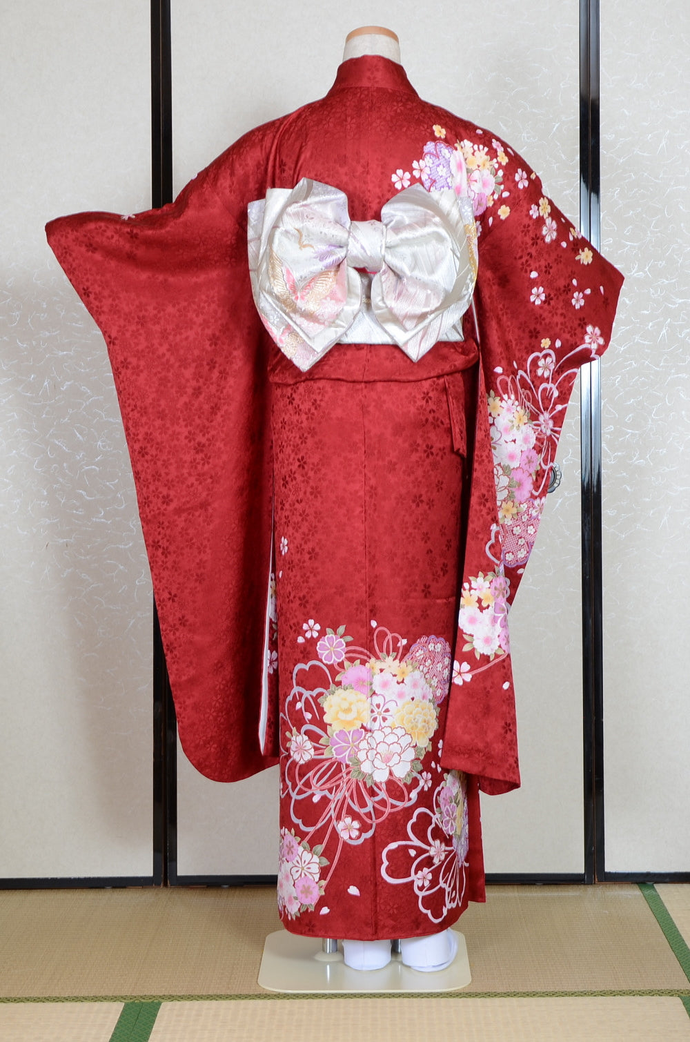 Long-sleeved kimono 6 items set / Furisode / FK#1-757