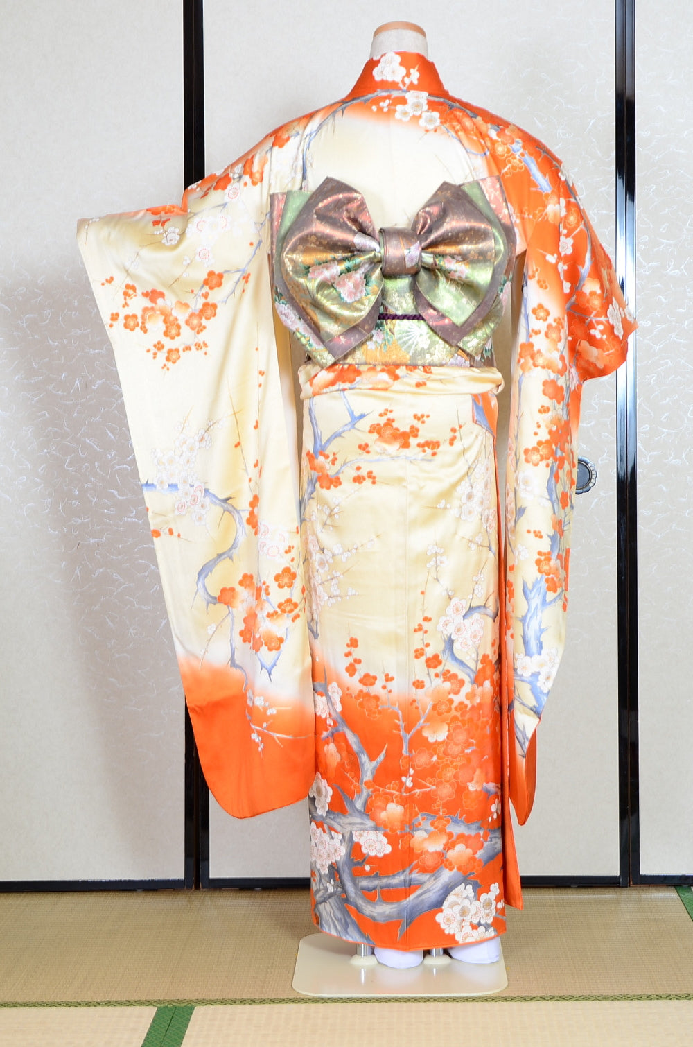 Long-sleeved kimono 6 items set / Furisode / FK#1-669