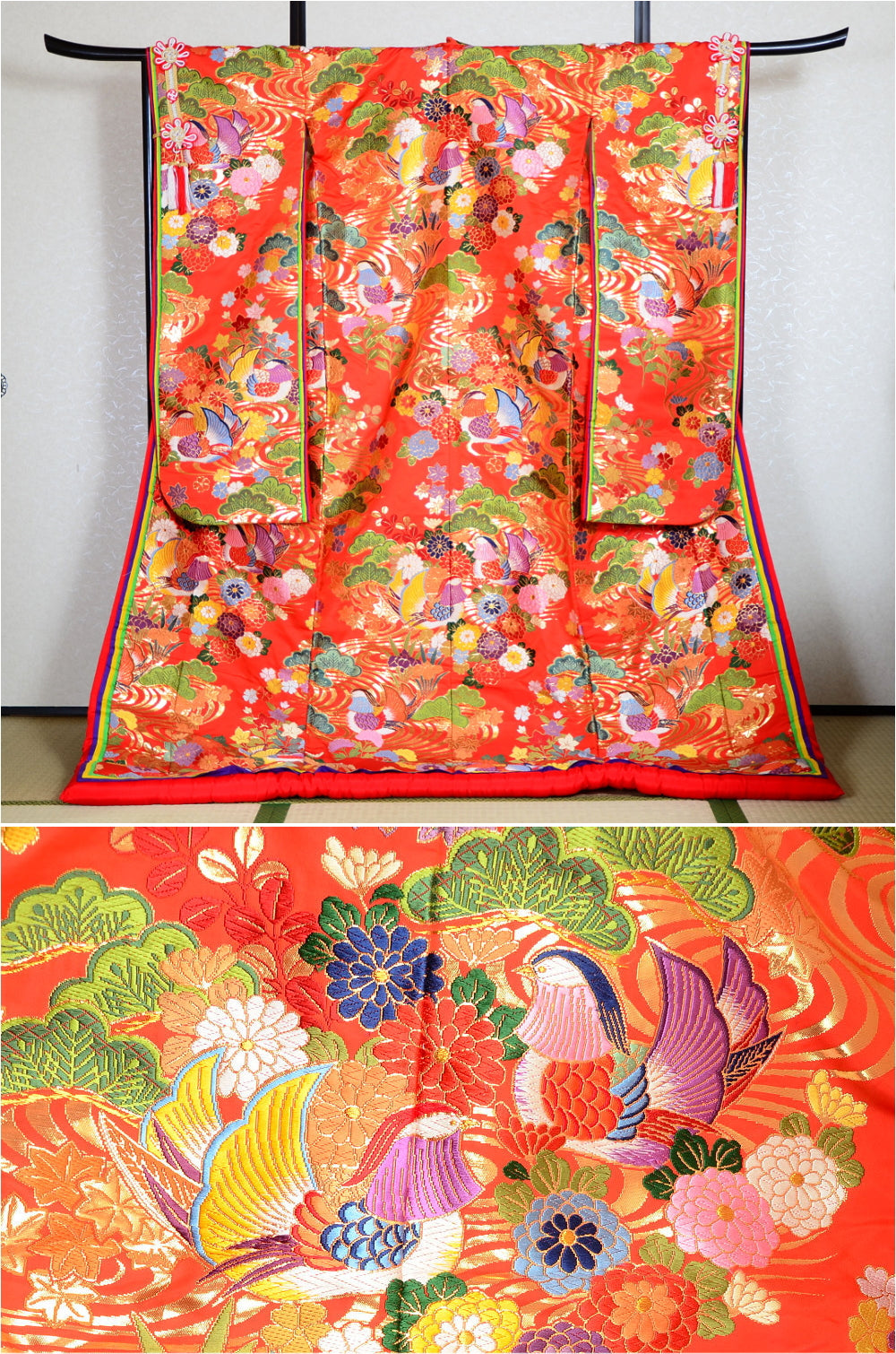 Braidal kimono / Uchikake / UK #45