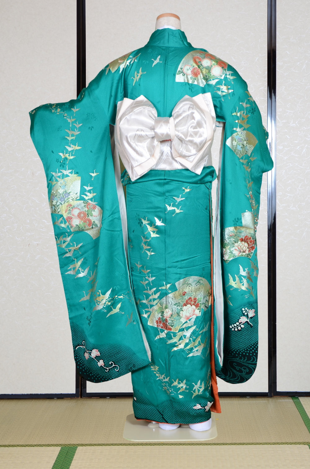 Long-sleeved kimono 6 items set / Furisode / FK#1-529