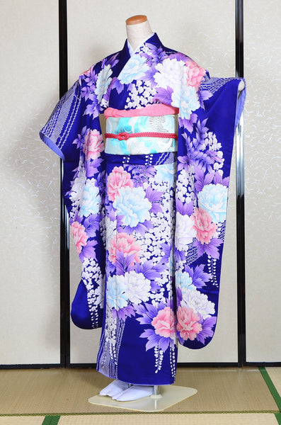 Long-sleeved kimono 6 items set / Furisode / FK#1-235