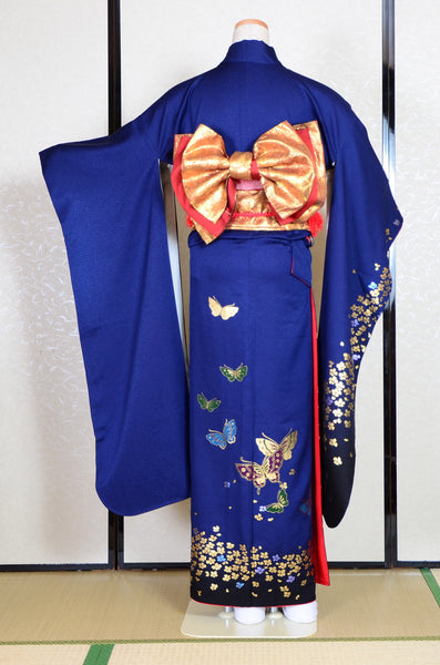 Long-sleeved kimono 6 items set / Furisode / FK#1-668