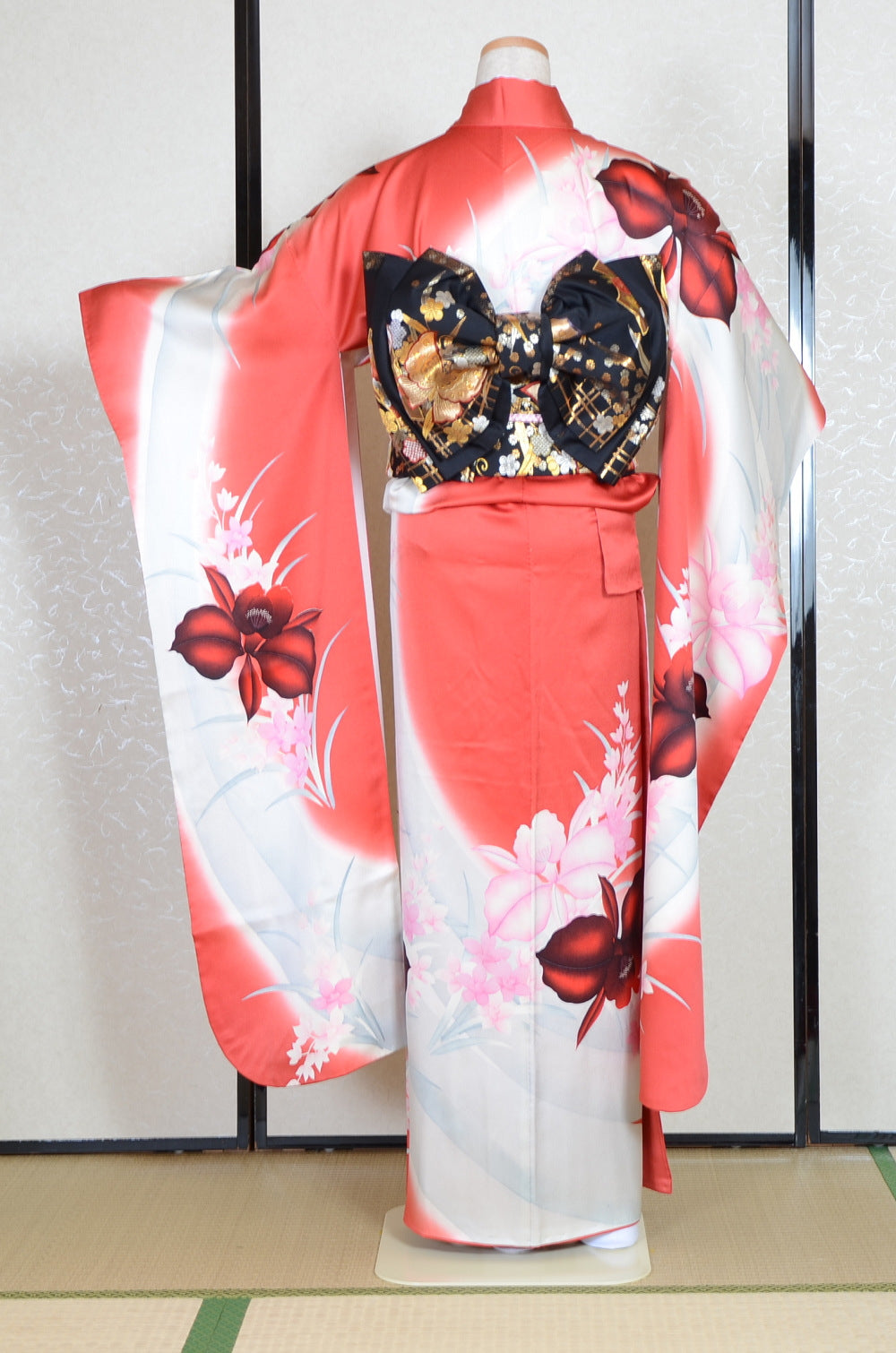 Long-sleeved kimono 6 items set / Furisode / FK#1-700