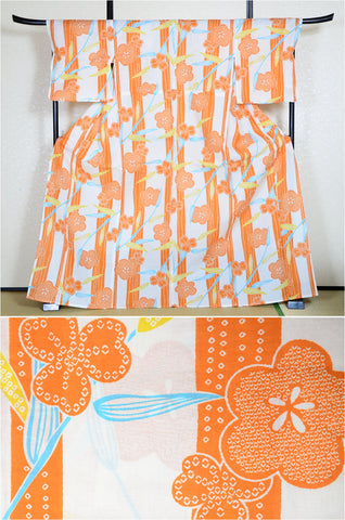 Japanese yukata kimono/ Plus size / P #218