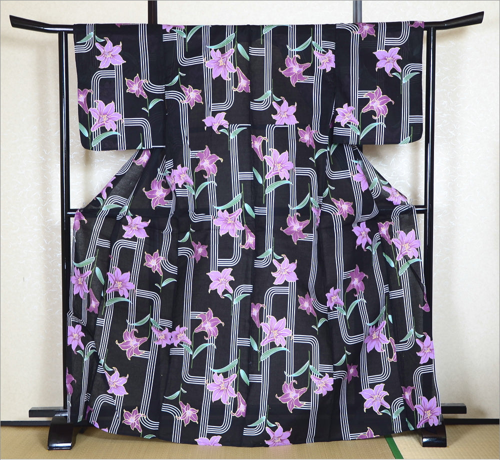 Japanese yukata kimono/ Plus size / P #332
