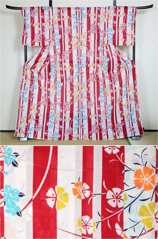 Japanese yukata kimono/ Plus size / P #220