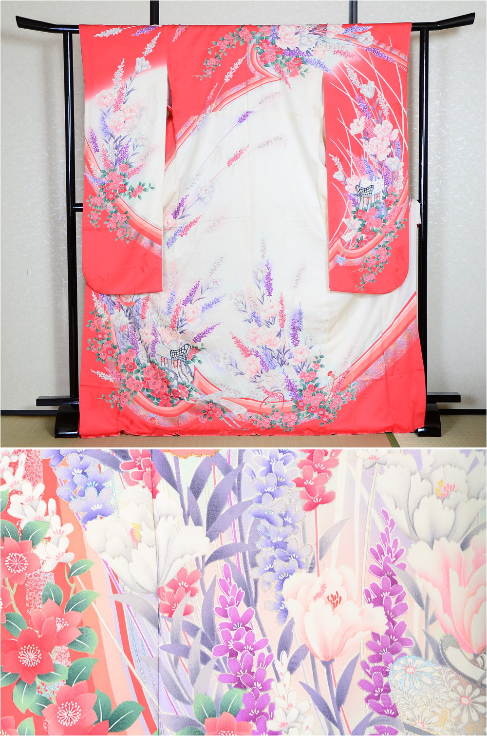 Long-sleeved kimono / Furisode / FK#884