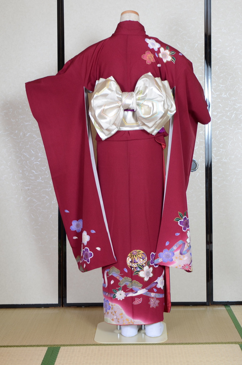 Long-sleeved kimono 6 items set / Furisode / FK#1-532