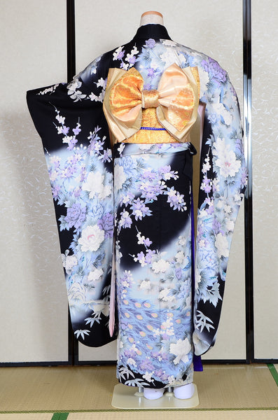 Long-sleeved kimono 6 items set / Furisode / FK#1-232