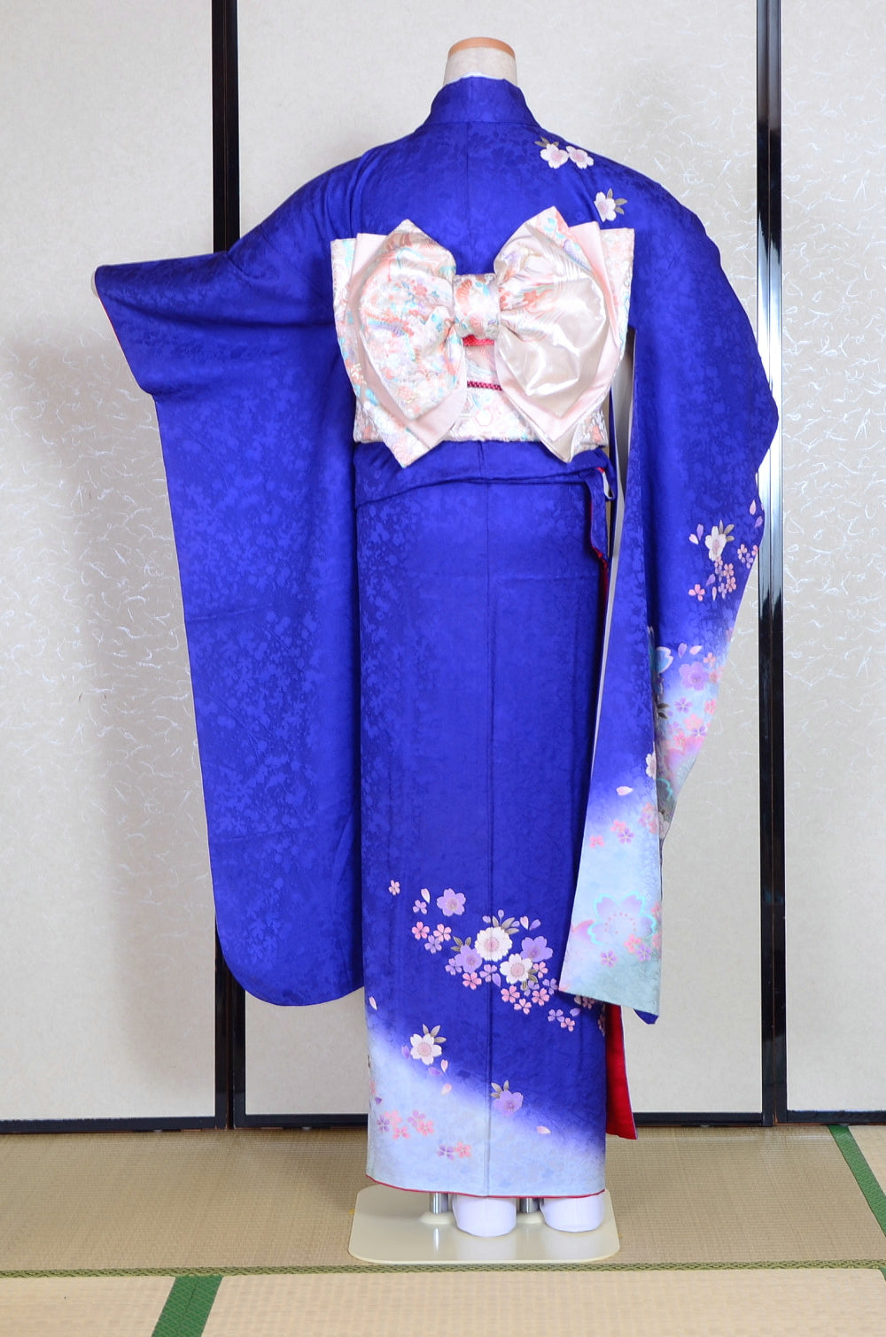 Long-sleeved kimono 6 items set / Furisode / FK#1-421